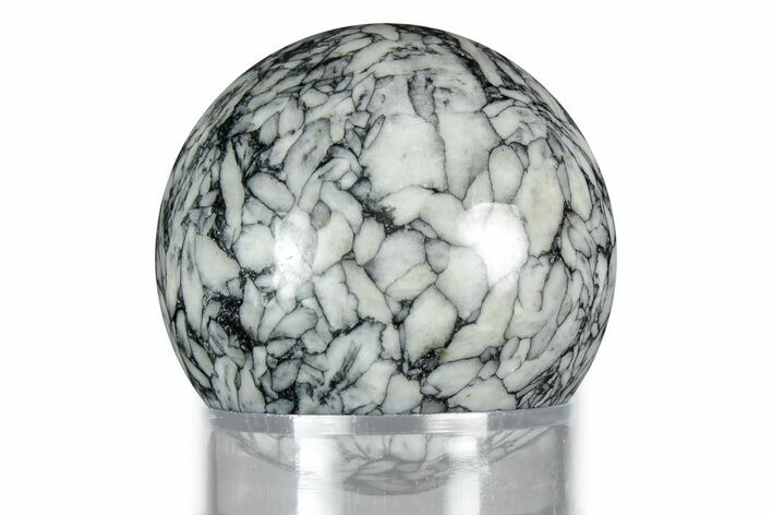 Polished Pinolite Sphere - Austria #343939